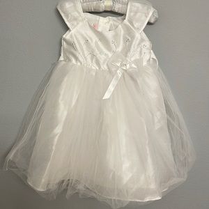 NWOT La Princess formal white tulle dress size 2T
